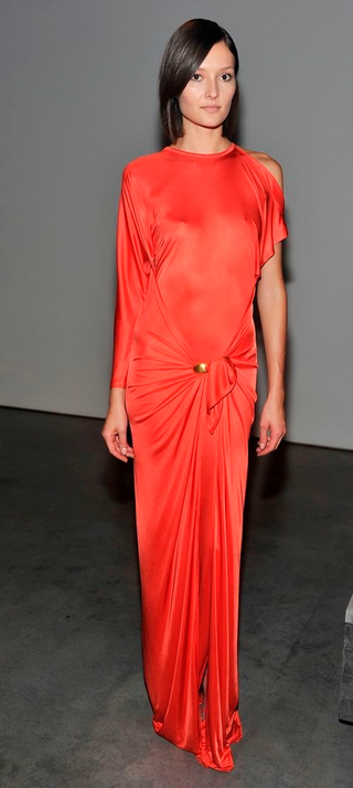 Illustration for article titled Halston Begrudgingly Acknowledges Spring With Drapey, Dull, Depressing Duds
